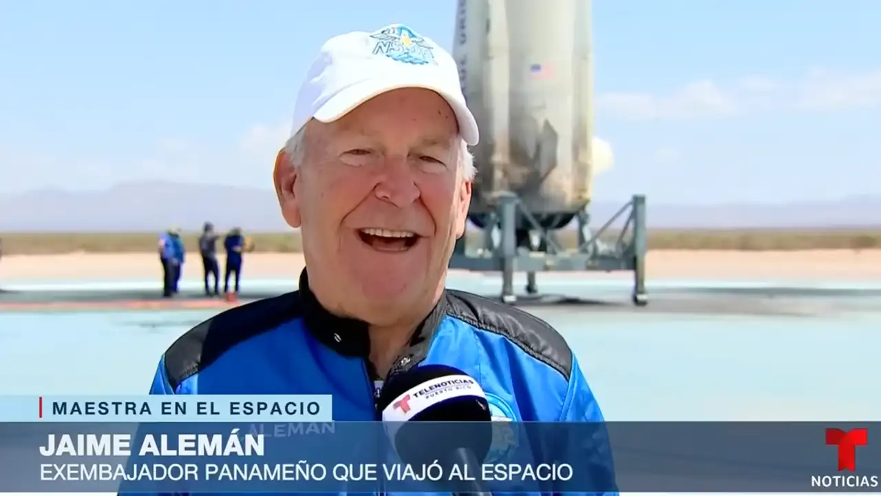 Telemundo: Misión New Shepard con Jaime Alemán